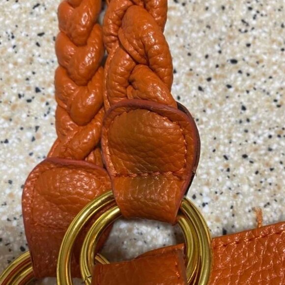 SUPER DEAL!  Aldo Orange Tote/Hobo/Satchel Handbag - Picture 4 of 10